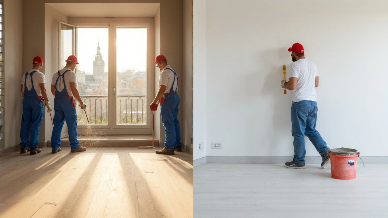 Podlahy nebo malování - co dělat nejdříve při rekonstrukci?