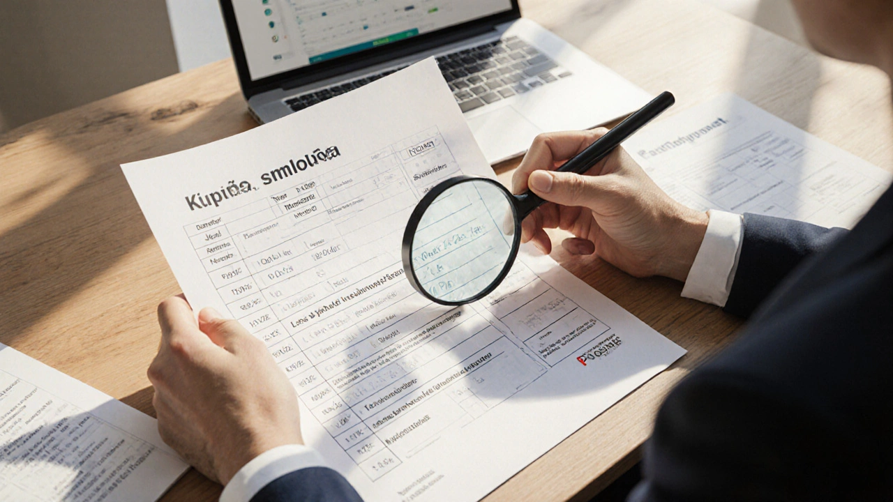 Jak nastavit splátkový kalendář v kupní smlouvě - krok za krokem s příklady