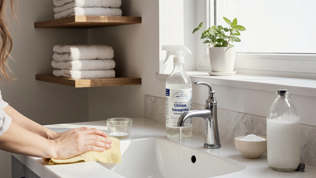 Koupelnová chemie: ekologické čištění povrchů - jak čistit bez škodlivých chemikálií