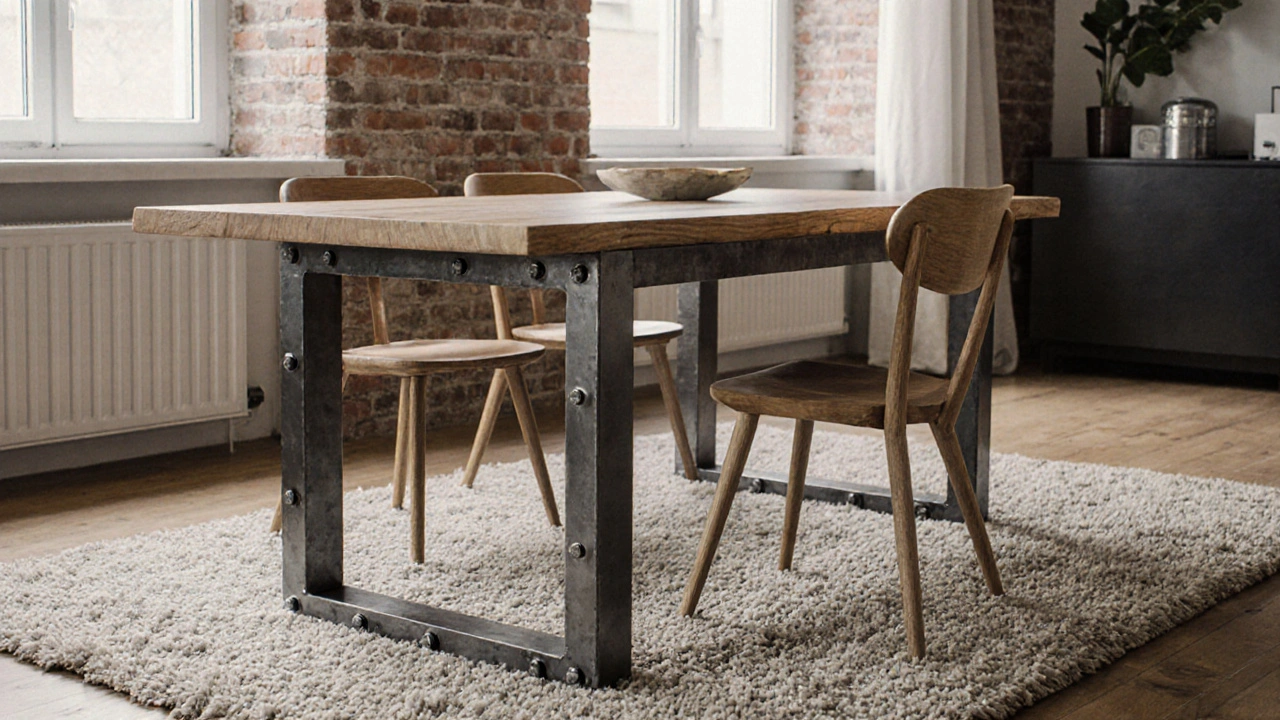 Kovový nábytek v interiéru: jak použít industriální akcent bez přehánění