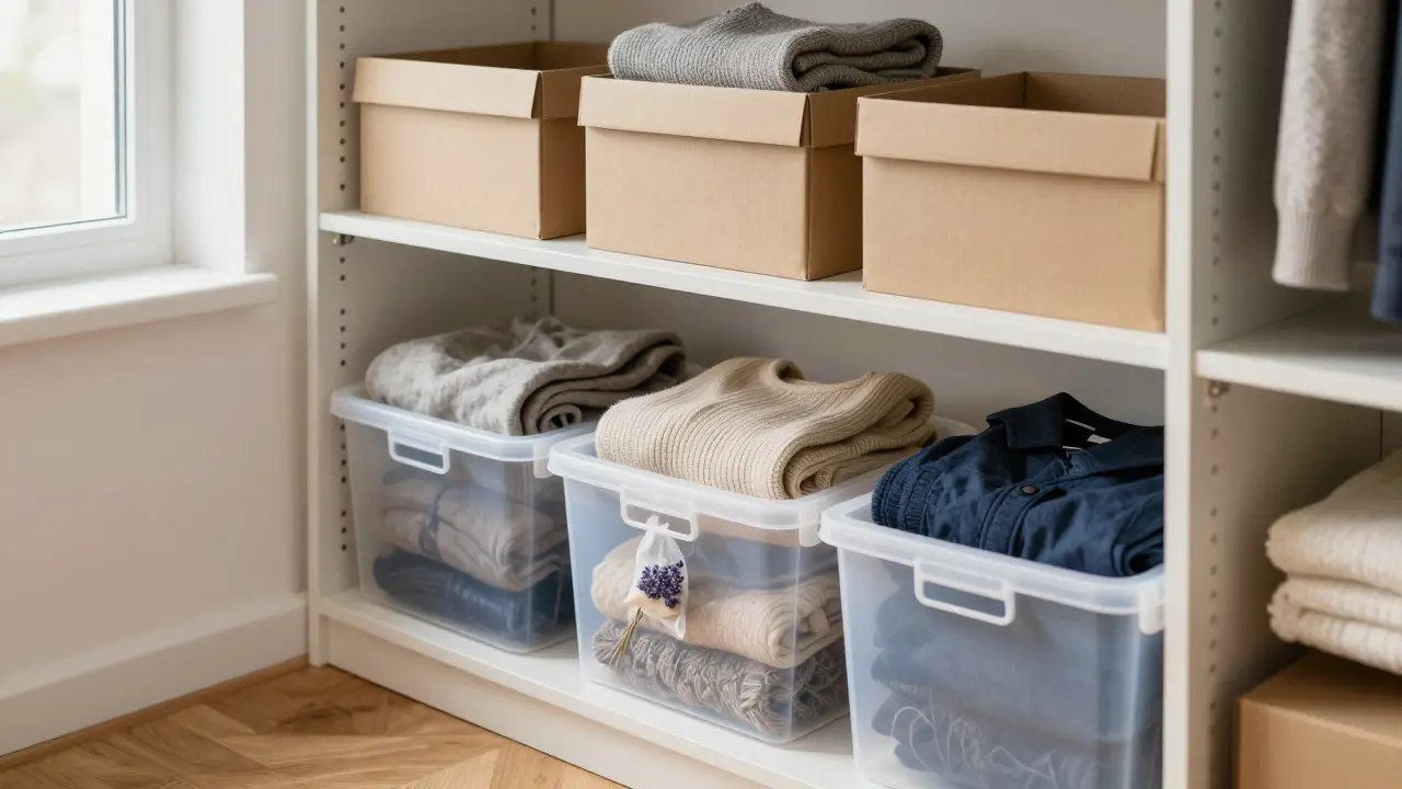 Sezónní úložný prostor: jak správně uložit zimní oblečení a ušetřit místo