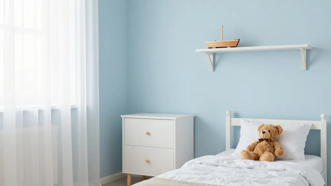 Barvy stěn v dětském pokoji: pastelové a neutrální volby pro klid a kreativitu