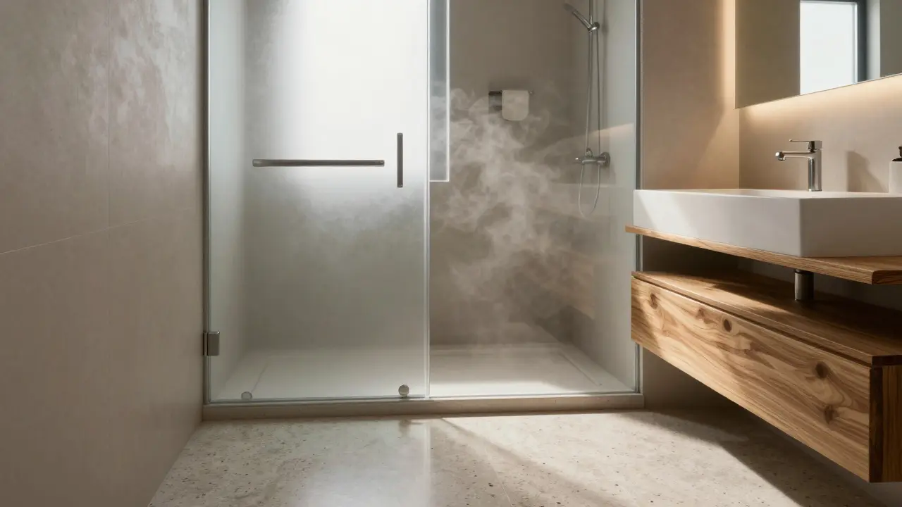 Dekorace do koupelny: sklo, kámen a dřevo - jak vybrat správné materiály