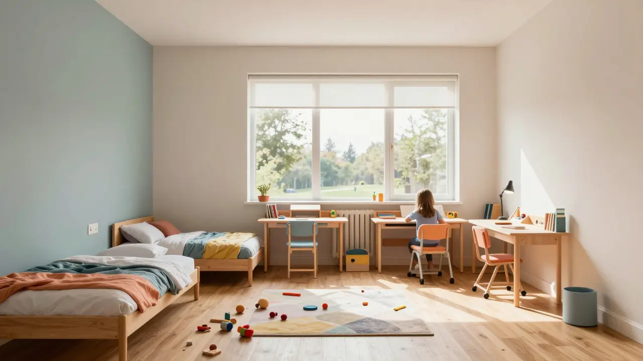 Dětský pokoj pro dvě děti: chytrá řešení pro sourozence