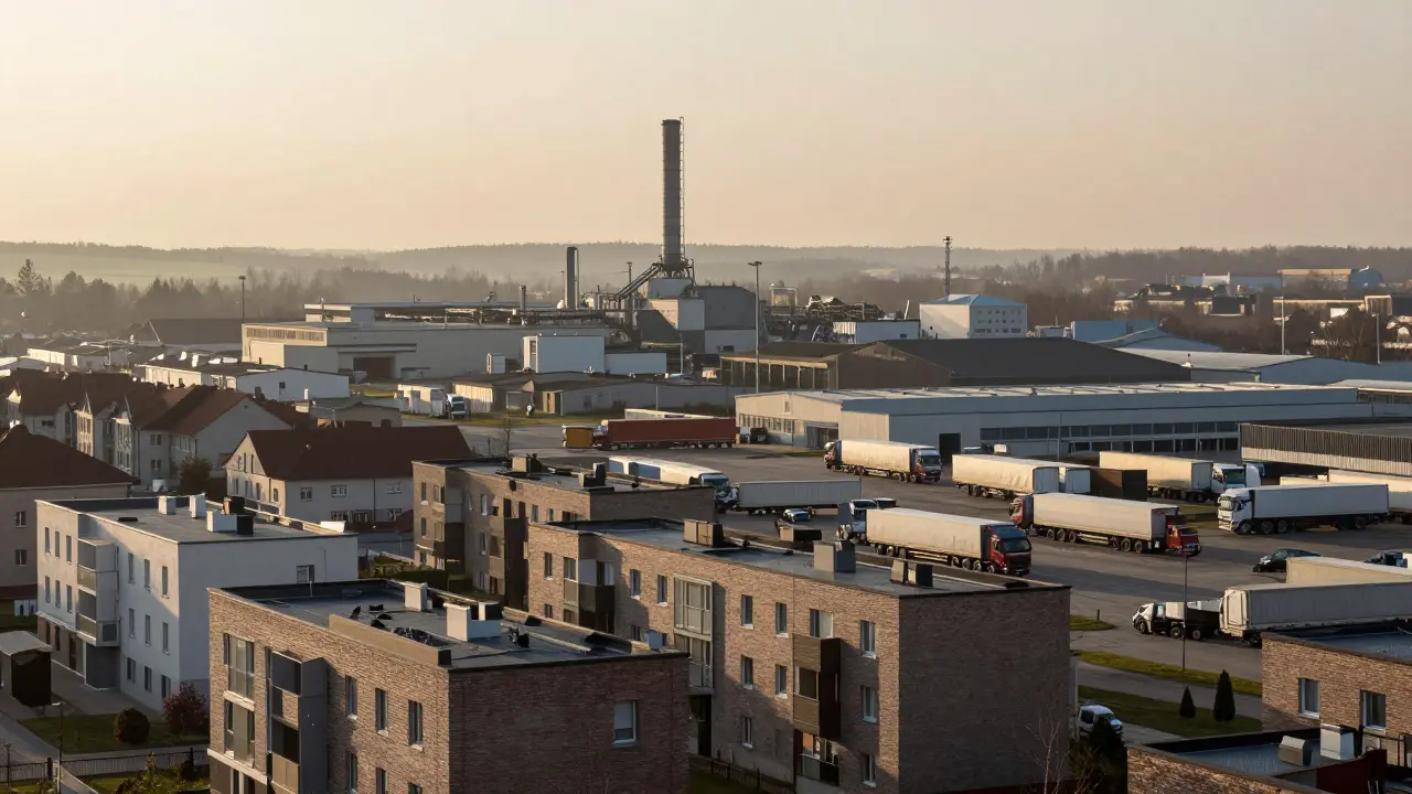 Bydlení u průmyslových zón: Jak ovlivňuje kvalitu života a zdraví