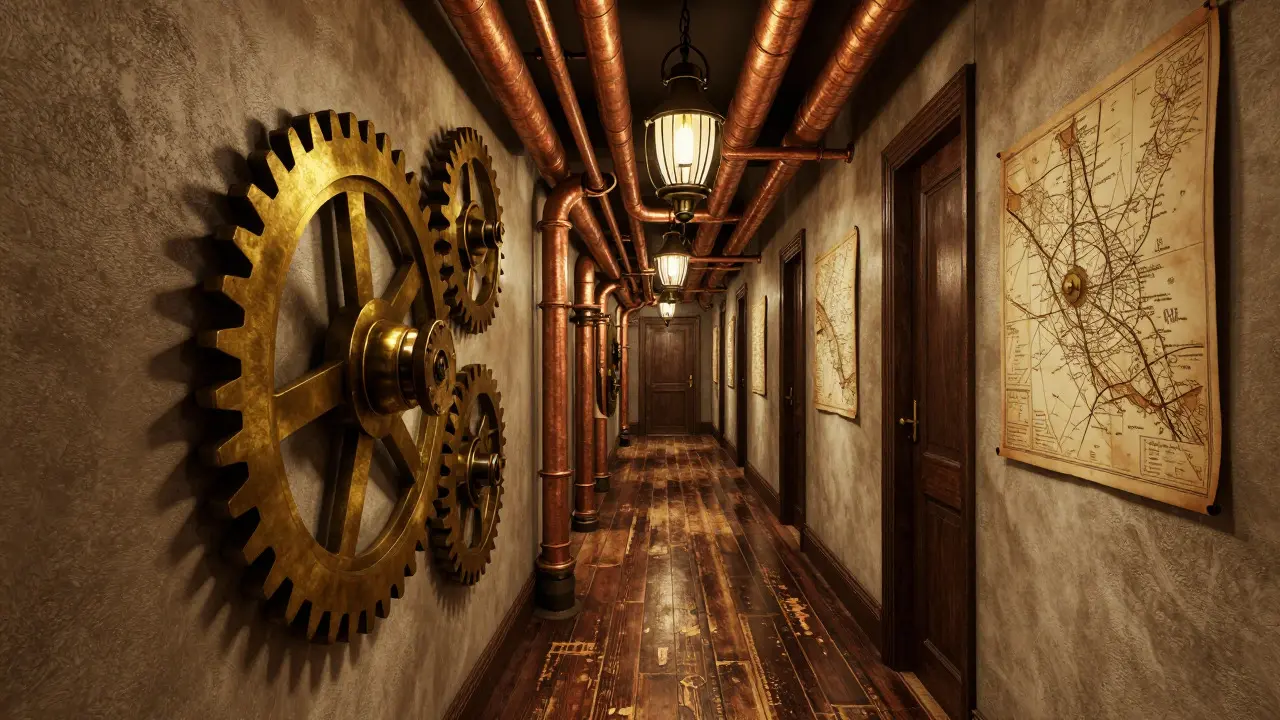 Steampunk v interiéru: Průmysl a fantazie pro váš domov