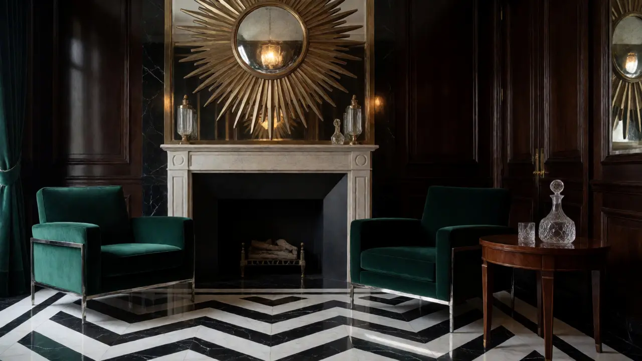 Art Deco v interiéru: Průvodce luxusem a geometrií