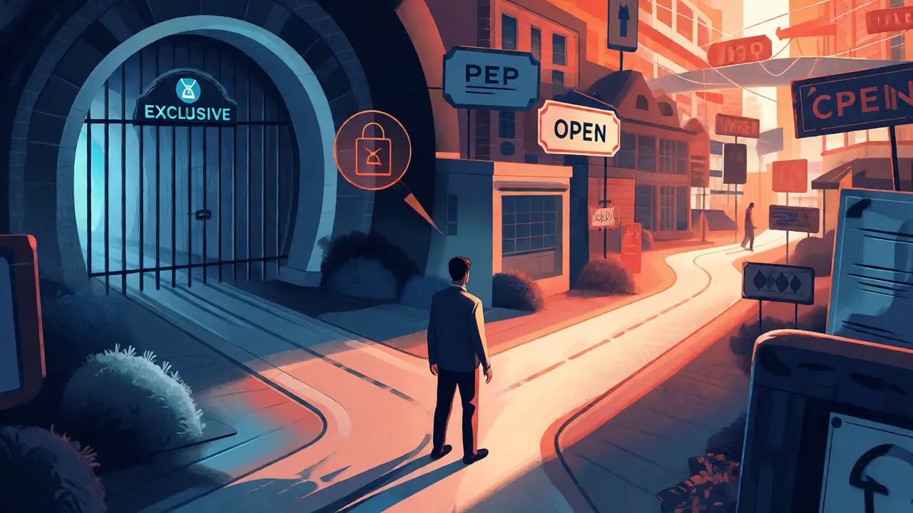 Ilustrace volby mezi výlučným a otevřeným zprostředkováním nemovitosti.
